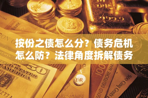 北京按份之债怎么分？债务危机怎么防？法律角度拆解债务分配与风险自保指南