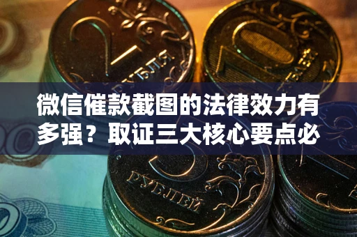 北京微信催款截图的法律效力有多强？取证三大核心要点必须知道！