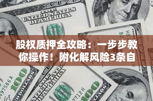 北京股权质押全攻略：一步步教你操作！附化解风险3条自救法则