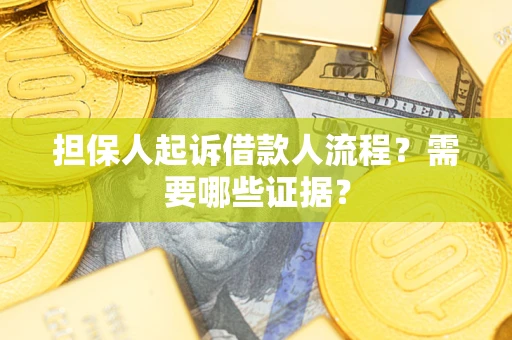 北京担保人起诉借款人流程?需要哪些证据? 北京担保人起诉借款人流程?需要哪些证据?