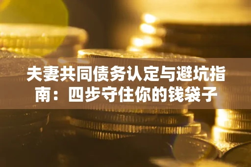 北京夫妻共同债务认定与避坑指南：四步守住你的钱袋子