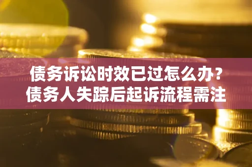北京债务诉讼时效已过怎么办？债务人失踪后起诉流程需注意什么？